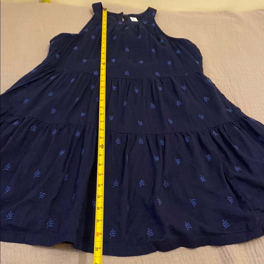 Old Navy Votton Blue Sleeveless Embroidered Dress. Size Xs - Picture 7 of 10